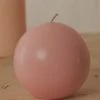Candle Co New & Most Loved Moreton Eco Ball Candle- 7.5cm - Blush Pink