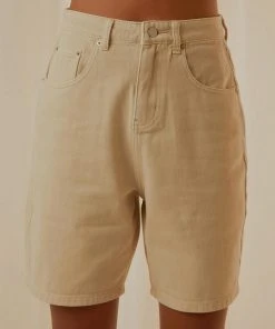 Nude Lucy Rai Denim Short - Bone 11 Nude Lucy Rai Denim Short - Bone