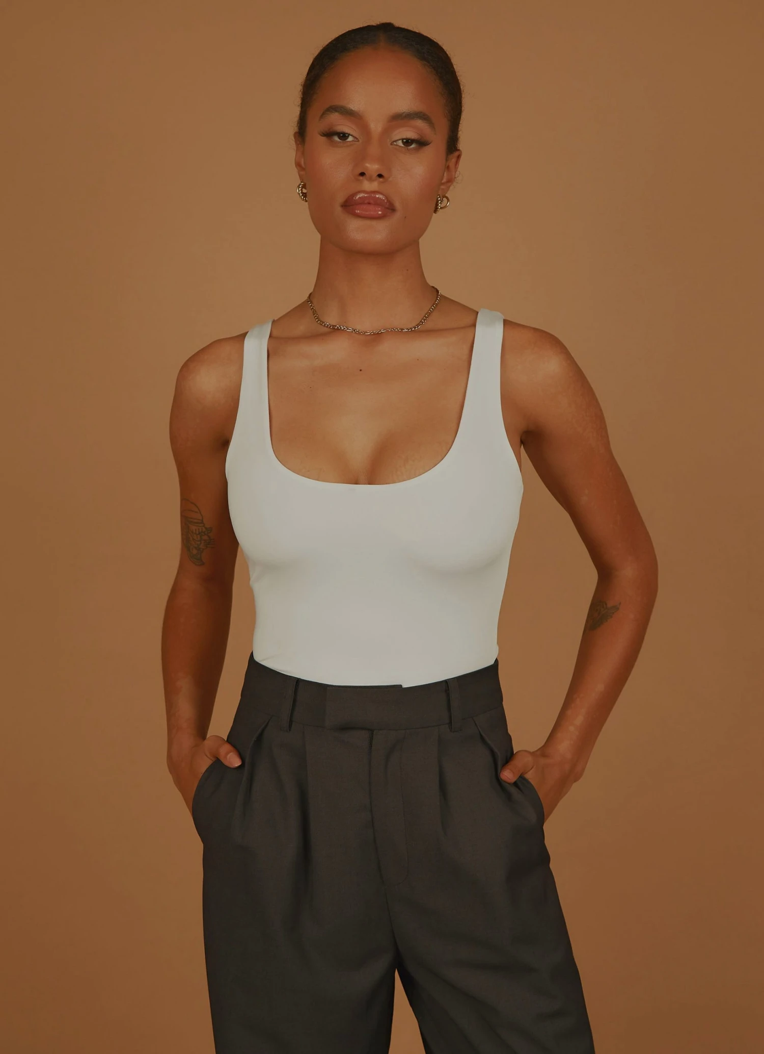 Peppermayo Exclusive Style Essential Tank - White 3 Peppermayo Exclusive Style Essential Tank - White