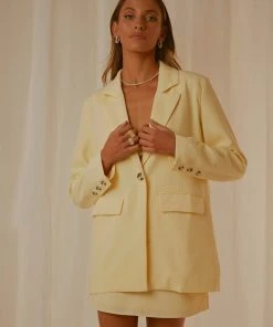 Peppermayo Exclusive Italian Cities Blazer - Butter New & Most Loved 5 Peppermayo Exclusive Italian Cities Blazer - Butter New & Most Loved