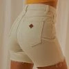 Abrand A Claudia Cut Off Short - Stone White New & Most Loved