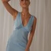 Peppermayo Exclusive Audrey Vintage Slip Dress - Blue New & Most Loved
