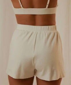 Peppermayo Exclusive PM Basic Organic Cotton Shorts - Ivory New & Most Loved 20 Peppermayo Exclusive PM Basic Organic Cotton Shorts - Ivory New & Most Loved