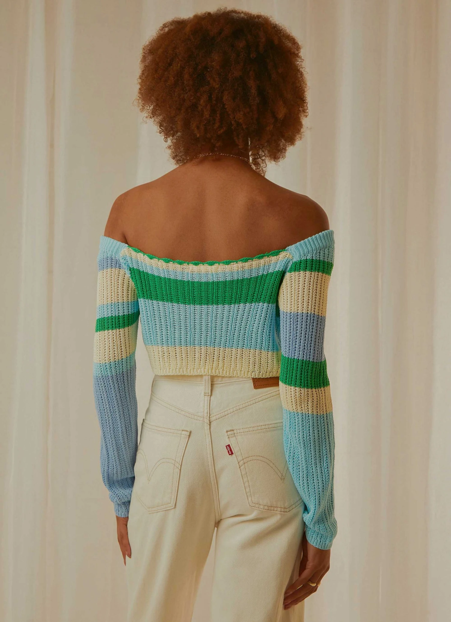 Peppermayo Exclusive Copacabana Crochet Top - Blue Green Multi New & Most Loved Peppermayo Exclusive Copacabana Crochet Top - Blue Green Multi New & Most Loved