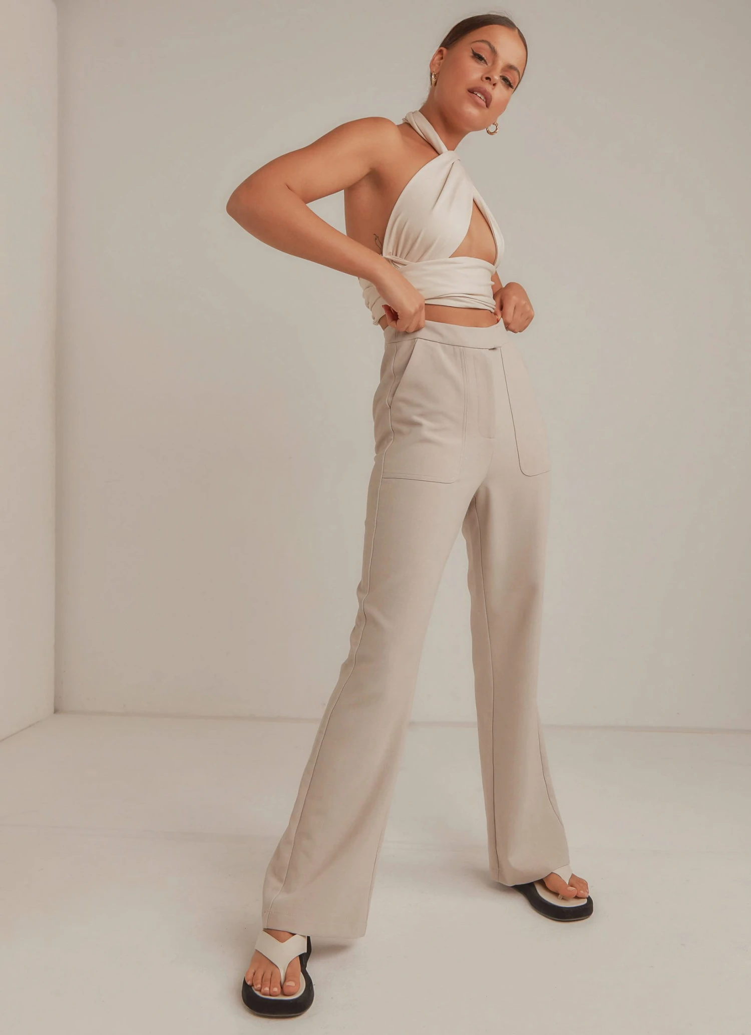 4th & Reckless New & Most Loved Skye Trouser - Grey 4th & Reckless New & Most Loved Skye Trouser - Grey