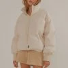 Vacancy Supply New & Most Loved Jetty Puffer Jacket - Coconut Milk 1 Vacancy Supply New & Most Loved Jetty Puffer Jacket - Coconut Milk