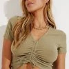 Peppermayo New Woman Knit Top - Khaki New & Most Loved 2 Peppermayo New Woman Knit Top - Khaki New & Most Loved
