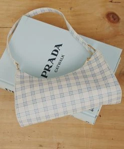 Peppermayo New & Most Loved Avalon Handbag - Blue Gingham