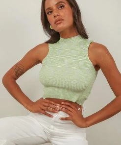 Peppermayo New & Most Loved Close To Me Knit Top - Green