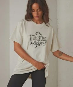 Thrills New & Most Loved Scorpion Island Merch Fit Tee - Heritage White