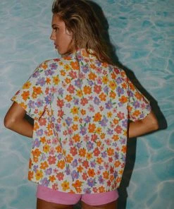 Peppermayo Exclusive Rue Linen Shirt - Blooming