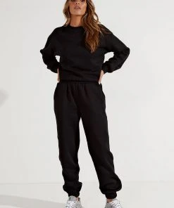 Peppermayo Exclusive It Crowd Trackpants - Black New & Most Loved 5 Peppermayo Exclusive It Crowd Trackpants - Black New & Most Loved