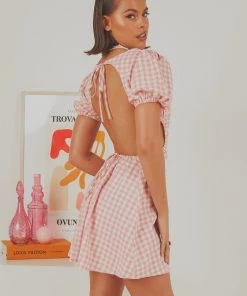 Peppermayo Exclusive Anglais Mini Dress - Pink Gingham 10 Peppermayo Exclusive Anglais Mini Dress - Pink Gingham