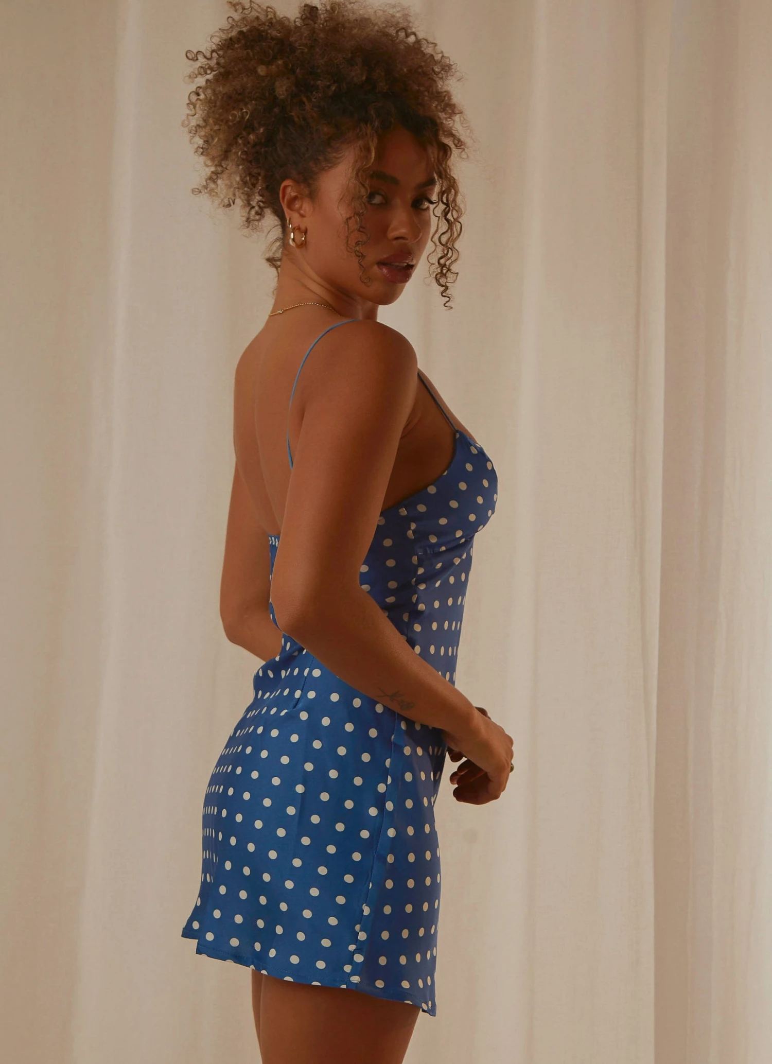 Peppermayo New & Most Loved Remember You Mini Dress - Navy Polkadot 6 Peppermayo New & Most Loved Remember You Mini Dress - Navy Polkadot