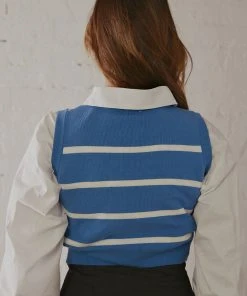 Peppermayo Canteen Knit Vest - Blue New & Most Loved