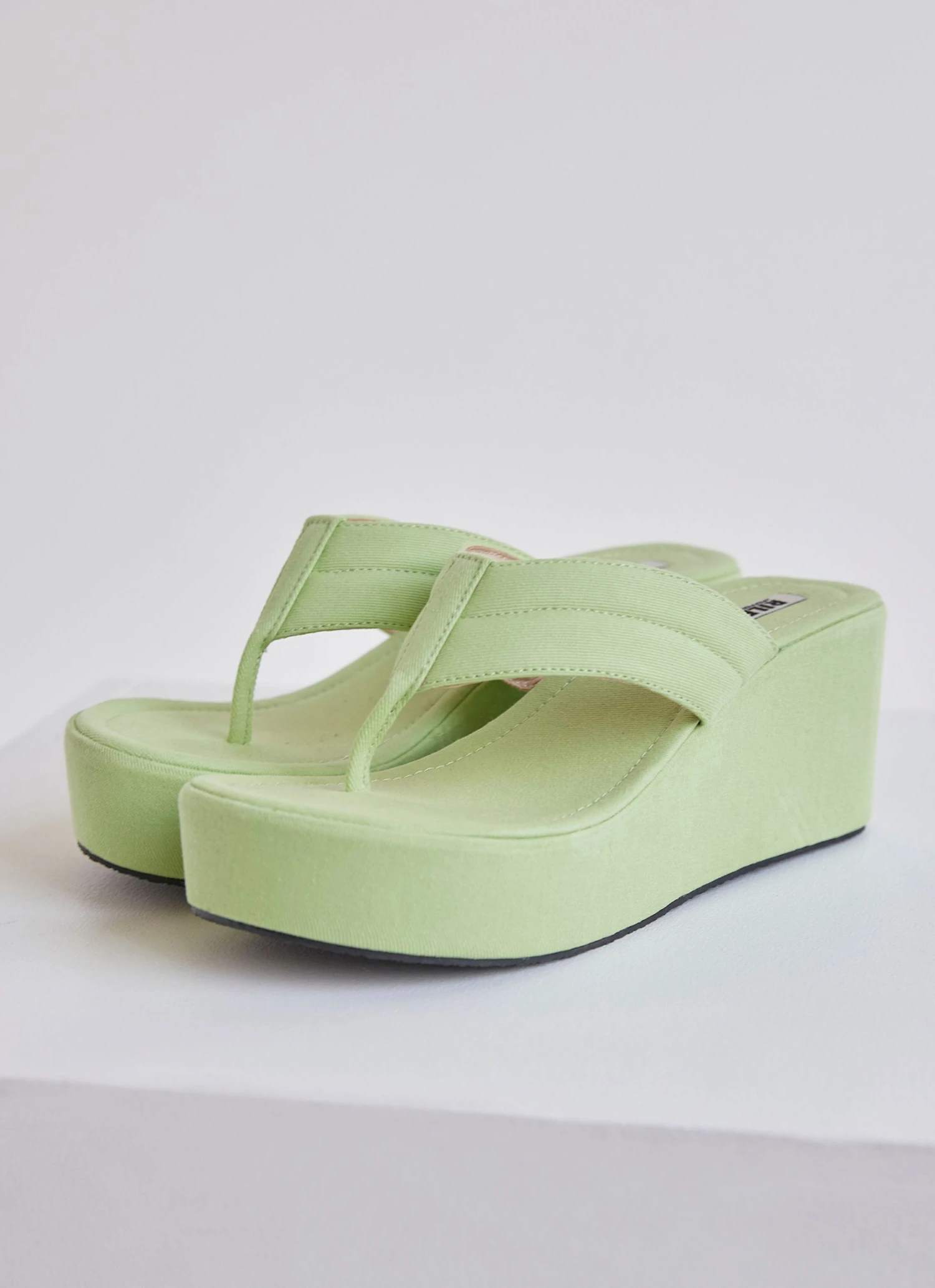 Riley Hubatka X Peppermayo Castaway Platform Thong - Avocado 3 Riley Hubatka X Peppermayo Castaway Platform Thong - Avocado