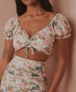 Peppermayo Roll With It Top - Floral New & Most Loved