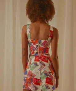 Peppermayo Exclusive Pastel Skies Bustier Top - Stamp Travels New & Most Loved 13 Peppermayo Exclusive Pastel Skies Bustier Top - Stamp Travels New & Most Loved