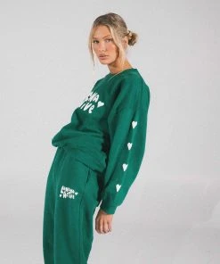 LaHana Swim Brooklyn Crewneck - Green New & Most Loved 9 LaHana Swim Brooklyn Crewneck - Green New & Most Loved