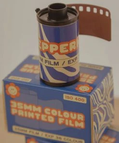 Peppermayo Exclusive Art Trip 35mm Film - EXP 36 Colour - Cobalt Marble New & Most Loved