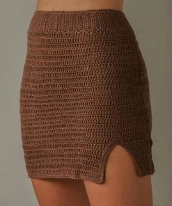 Peppermayo Exclusive Summer Style Crochet Skirt - Choc Brown 12 Peppermayo Exclusive Summer Style Crochet Skirt - Choc Brown