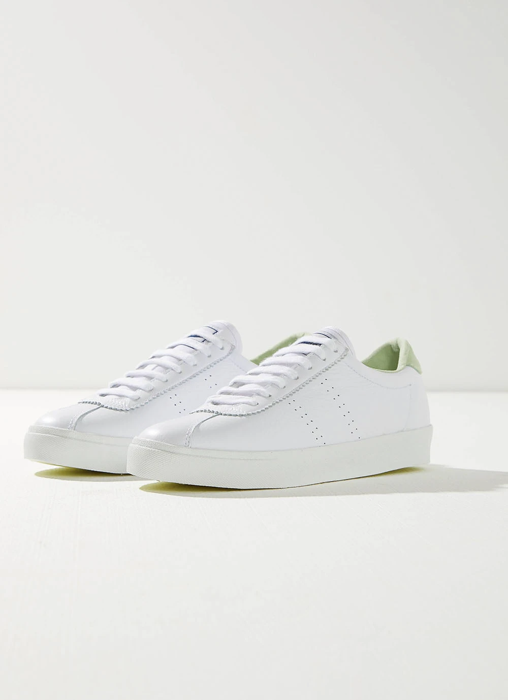 Superga 2843 Clubs Sneaker - A0F White/Green 5 Superga 2843 Clubs Sneaker - A0F White/Green