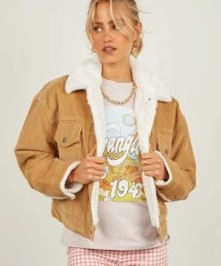 Levi's New Heritage Cord Jacket - Iced Coffe New & Most Loved