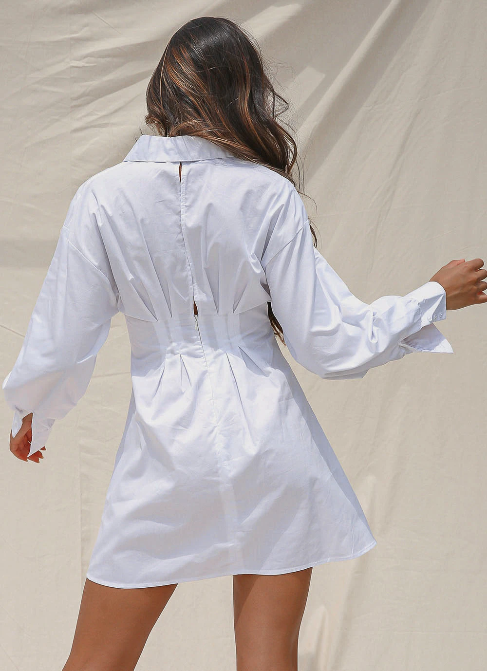 Peppermayo On Duty Dress - White 7 Peppermayo On Duty Dress - White