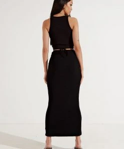 Peppermayo Jenner Midi Skirt - Black New & Most Loved