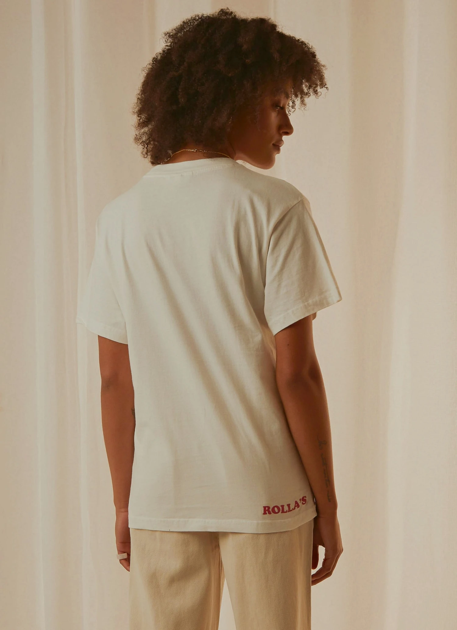 Rolla's Rolling Stone 80 Tomboy Tee - Vintage White 7 Rolla's Rolling Stone 80 Tomboy Tee - Vintage White