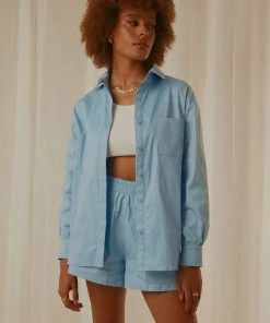 Peppermayo Exclusive Daydreams Shirt - Baby Blue New & Most Loved