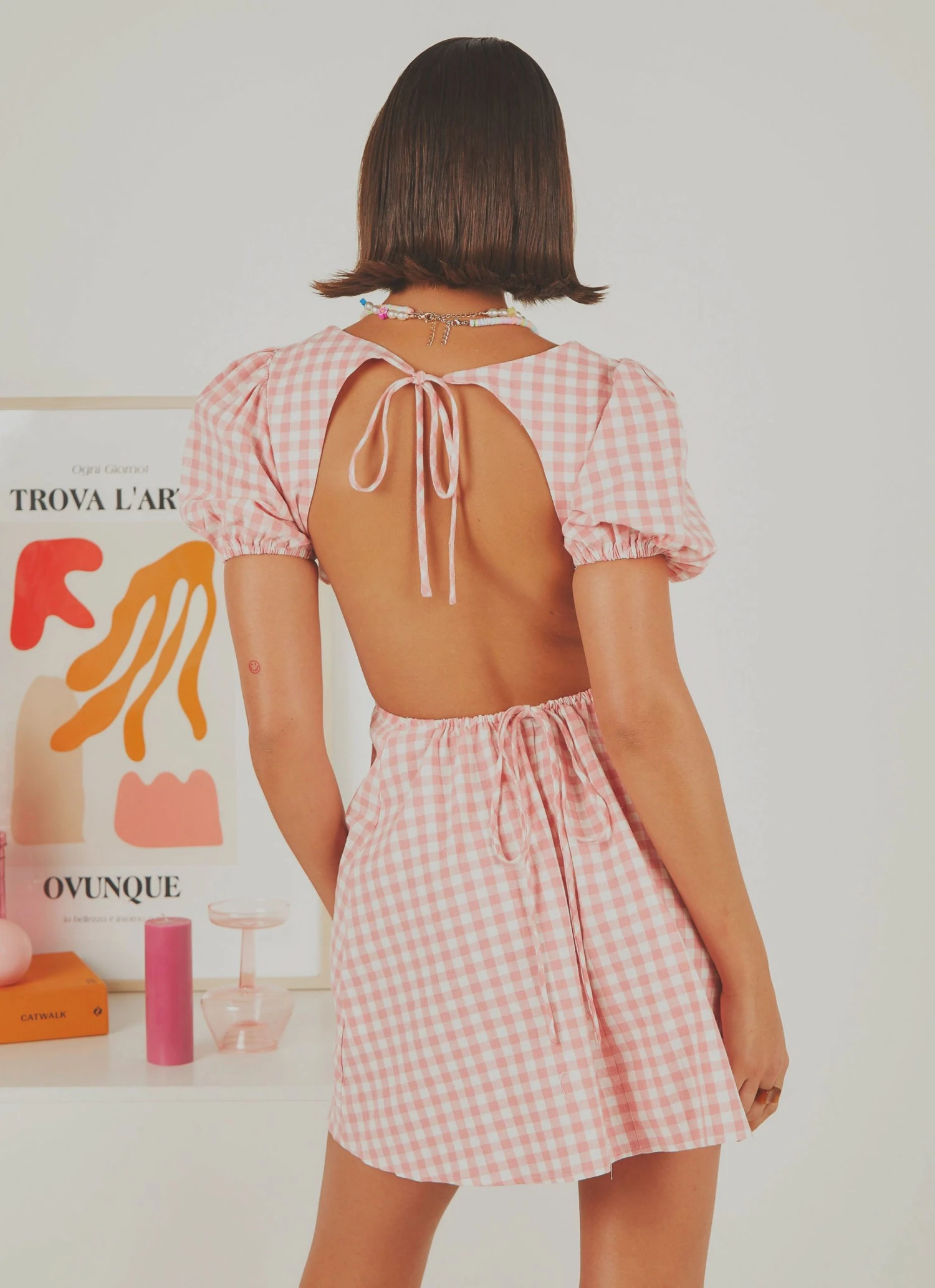 Peppermayo Exclusive Anglais Mini Dress - Pink Gingham 7 Peppermayo Exclusive Anglais Mini Dress - Pink Gingham