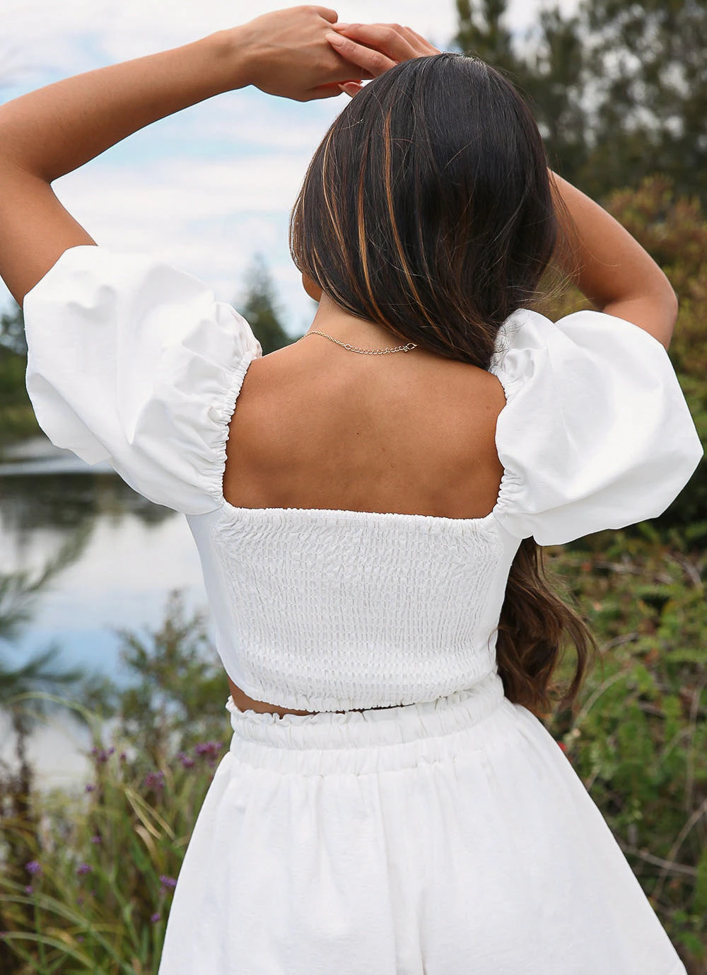 Peppermayo Vacation Drinks Crop - White 6 Peppermayo Vacation Drinks Crop - White