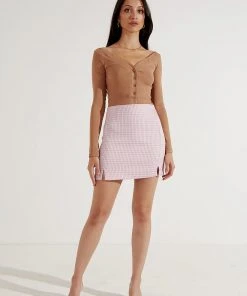 Peppermayo Reading You Bodysuit - Tan