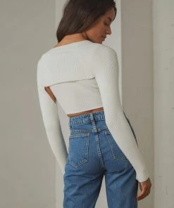 Peppermayo Ride With Me Knit Set - White