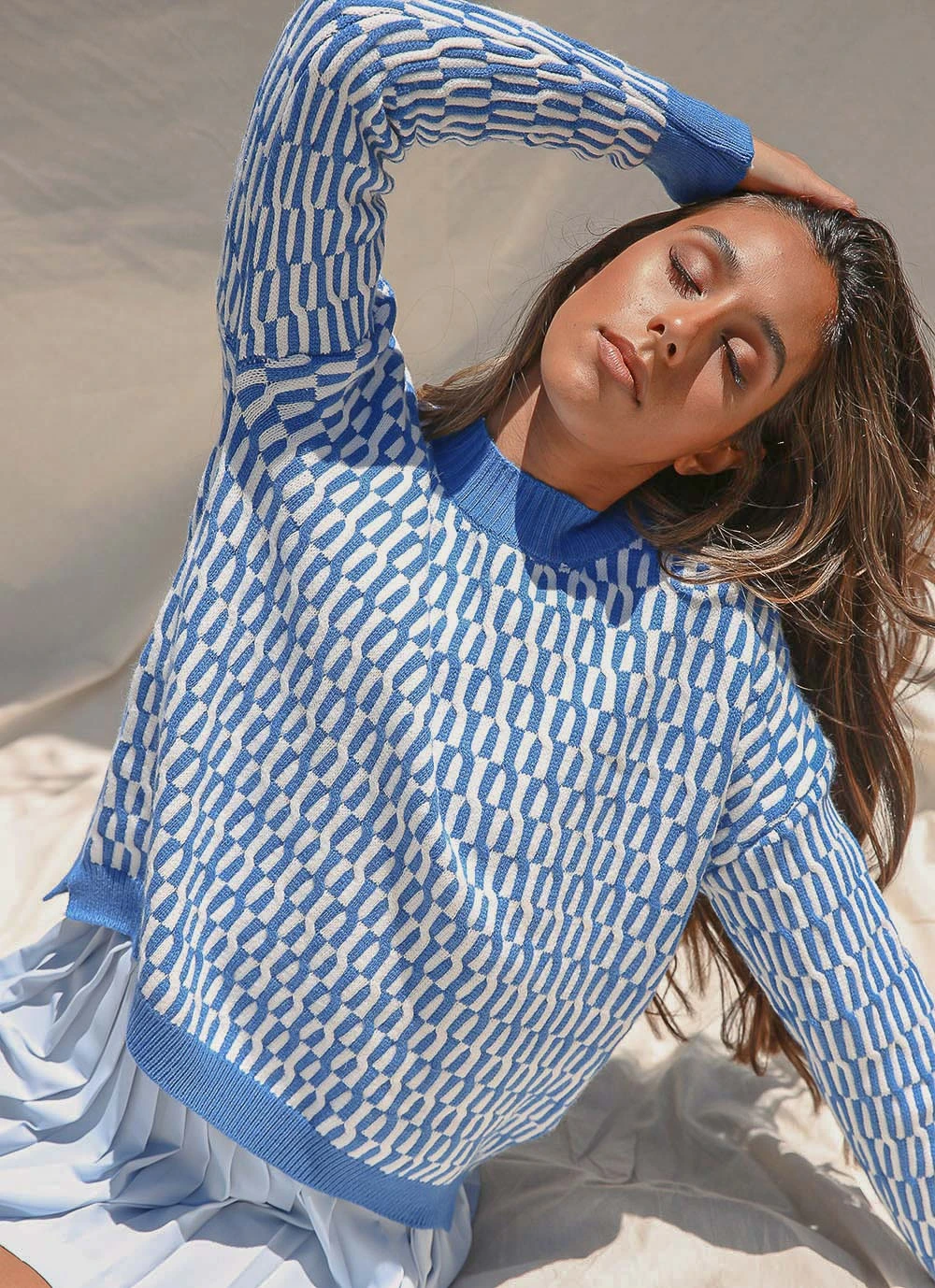 Peppermayo Summer Holidays Knit Jumper - Blue 5 Peppermayo Summer Holidays Knit Jumper - Blue