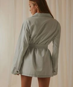 Lioness Fashion New & Most Loved Victory Boulevard Mini Dress - Light Wash