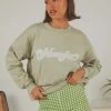 Wrangler New & Most Loved Afterglow OS Sweat - Sage