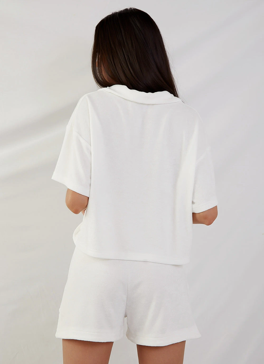 Peppermayo Exclusive Provence Collared Terry Top - White New & Most Loved 7 Peppermayo Exclusive Provence Collared Terry Top - White New & Most Loved