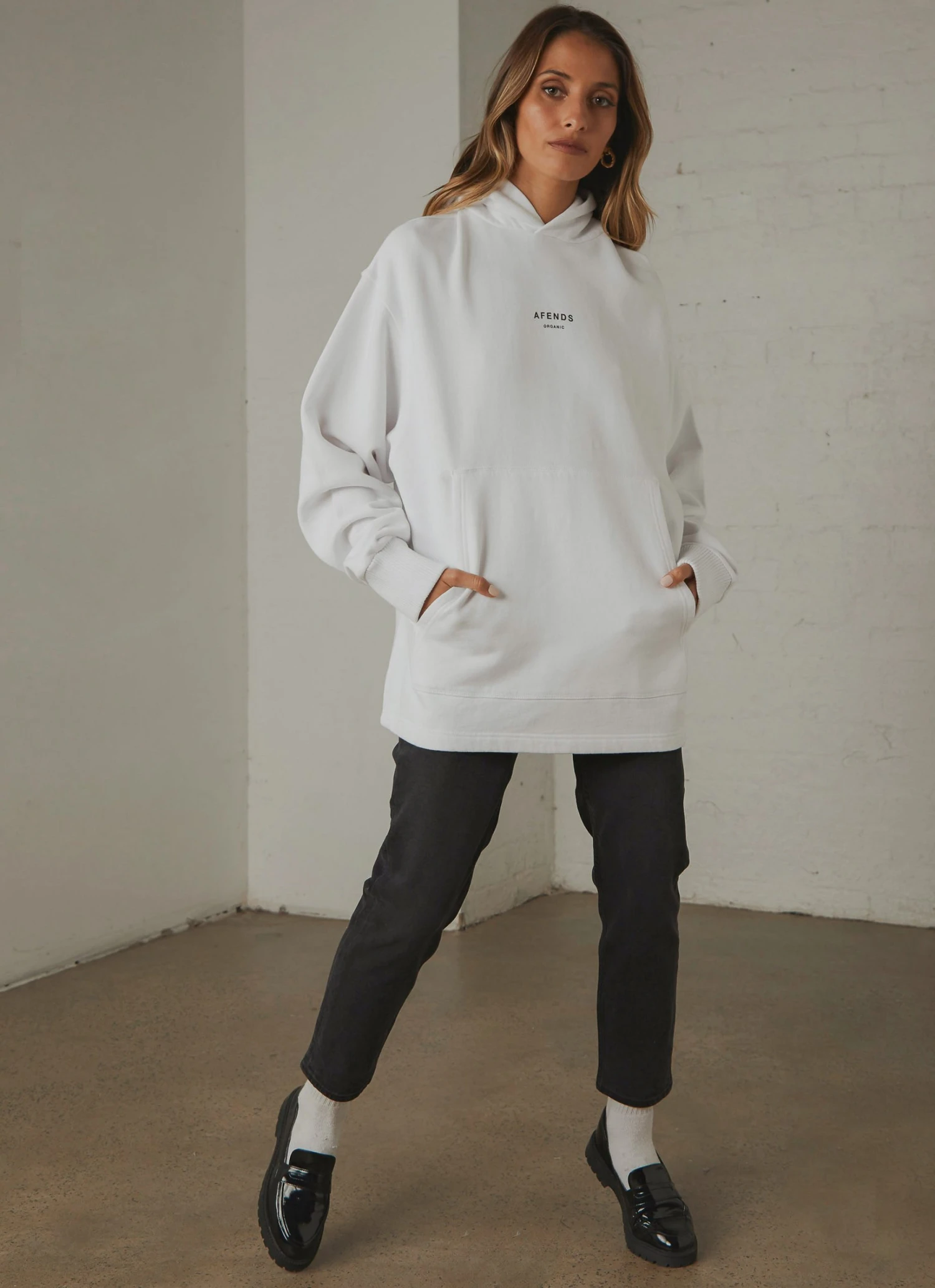 Afends Premium Organic Unisex Pull On Hood - White New & Most Loved 5 Afends Premium Organic Unisex Pull On Hood - White New & Most Loved
