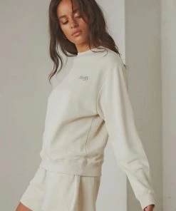 Thrills Ops Organic Cotton Crew - Heritage White New & Most Loved 10 Thrills Ops Organic Cotton Crew - Heritage White New & Most Loved