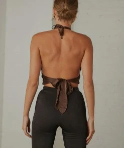 Peppermayo Exclusive Betty Halter Neck Top - Choc Brown New & Most Loved 11 Peppermayo Exclusive Betty Halter Neck Top - Choc Brown New & Most Loved