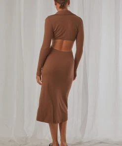 Peppermayo New & Most Loved Looking Out Midi Dress - Brown 6 Peppermayo New & Most Loved Looking Out Midi Dress - Brown