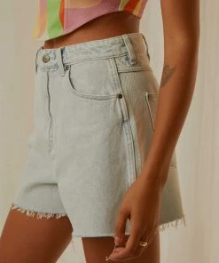 Wrangler Hi Bells Short - Harmony Blues