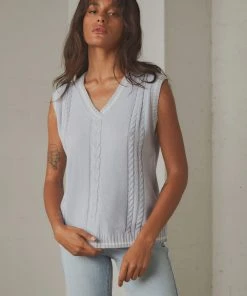 Peppermayo New & Most Loved Centre Court Knit Vest - Blue