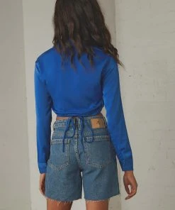 Peppermayo Crossfire Crop Top - Cobalt New & Most Loved 11 Peppermayo Crossfire Crop Top - Cobalt New & Most Loved