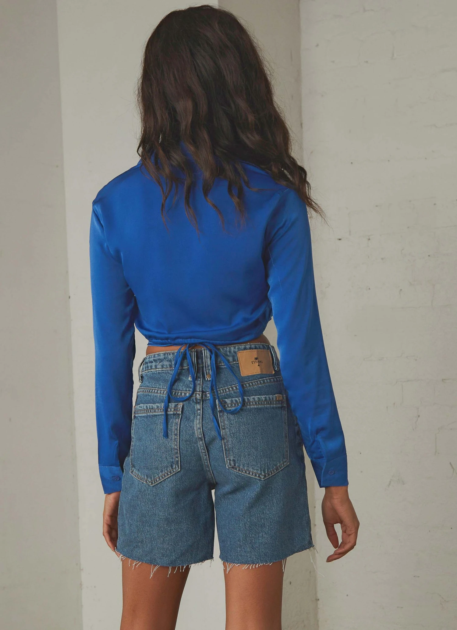 Peppermayo Crossfire Crop Top - Cobalt New & Most Loved 7 Peppermayo Crossfire Crop Top - Cobalt New & Most Loved