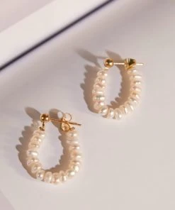 Peppermayo Bottom Of The Ocean Earrings - Pearl New & Most Loved