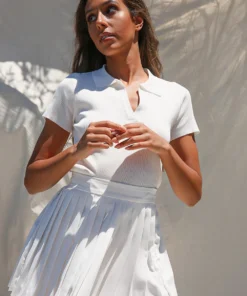 Peppermayo Exclusive No Boundaries Tennis Skirt - White