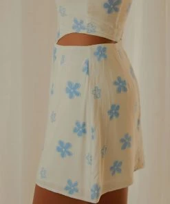 Peppermayo Exclusive New & Most Loved Springtime Picnics Mini Skirt - Blue Vista Floral 8 Peppermayo Exclusive New & Most Loved Springtime Picnics Mini Skirt - Blue Vista Floral